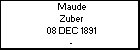 Maude Zuber
