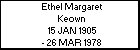 Ethel Margaret Keown