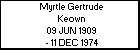 Myrtle Gertrude Keown