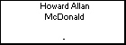Howard Allan McDonald