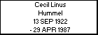 Cecil Linus Hummel
