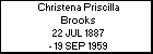 Christena Priscilla Brooks
