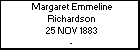 Margaret Emmeline Richardson