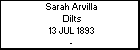 Sarah Arvilla Dilts