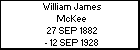 William James McKee