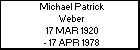 Michael Patrick Weber