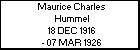 Maurice Charles Hummel