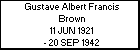 Gustave Albert Francis Brown