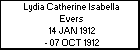 Lydia Catherine Isabella Evers