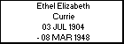 Ethel Elizabeth Currie