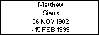 Matthew Siaus
