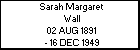 Sarah Margaret Wall