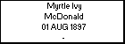 Myrtle Ivy McDonald