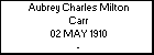 Aubrey Charles Milton Carr