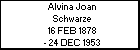 Alvina Joan Schwarze