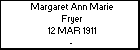 Margaret Ann Marie Fryer