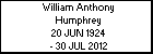 William Anthony Humphrey