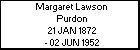 Margaret Lawson Purdon