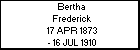 Bertha Frederick
