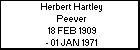 Herbert Hartley Peever