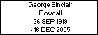 George Sinclair Dowdall