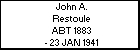 John A. Restoule