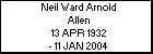 Neil Ward Arnold Allen