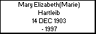 Mary Elizabeth(Marie) Hartleib