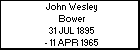 John Wesley Bower