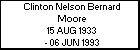 Clinton Nelson Bernard Moore