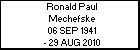 Ronald Paul Mechefske