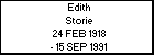 Edith Storie