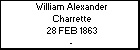 William Alexander Charrette