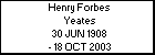 Henry Forbes Yeates