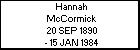 Hannah McCormick