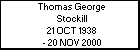 Thomas George Stockill