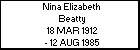 Nina Elizabeth Beatty