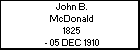 John B. McDonald