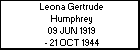 Leona Gertrude Humphrey