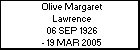 Olive Margaret Lawrence