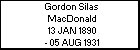 Gordon Silas MacDonald