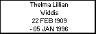 Thelma Lillian Widdis