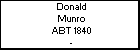 Donald Munro