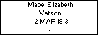 Mabel Elizabeth Watson