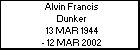 Alvin Francis Dunker
