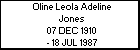 Oline Leola Adeline Jones