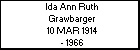 Ida Ann Ruth Grawbarger