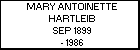 MARY ANTOINETTE HARTLEIB