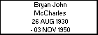 Bryan John McCharles