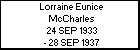 Lorraine Eunice McCharles
